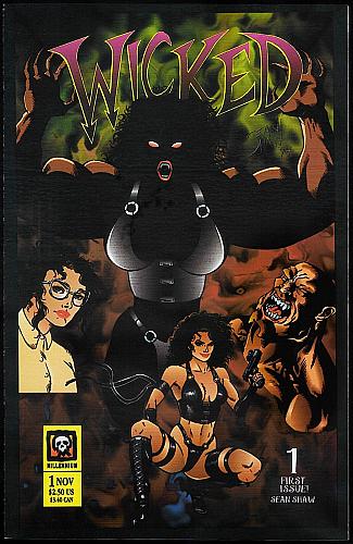 WICKED No. 1 Millennium Publications Mature Readers Comic First Issue
