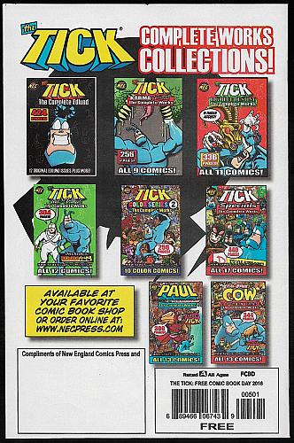 THE TICK FREE COMIC BOOK DAY 2016 New England Comics Press UNSTAMPED