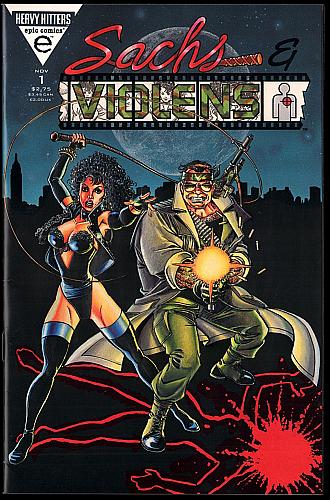 SACHS & VIOLENS No. 1 Peter David Epic Comics GEORGE PEREZ Art