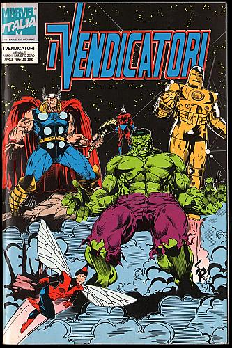 I VENDICATORI # 0 Marvel Comics Reprint Comic From ITALY 1994 Issue
