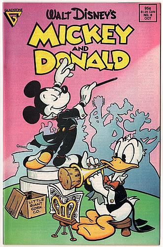 WALT DISNEY'S MICKEY AND DONALD No. 6 Gladstone 1988 Issue