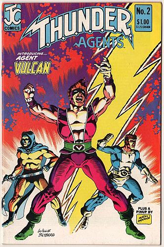 T.H.U.N.D.E.R. AGENTS # 2 JC Comics MURPHY ANDERSON Centerfold