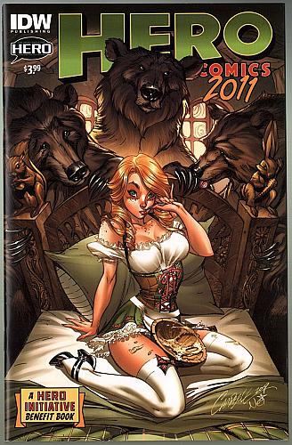 HERO COMICS 2011 Hero Initiative Benefit Book J. SCOTT CAMPBELL Cover Variant