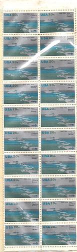 1984 St. Lawrence Seaway 1959-1984 20 cent stamps