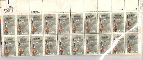 1984 Smokey 20 cent stamps
