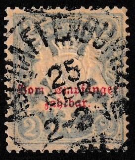 German State Bavaria Used Scott #J10 Catalog Value $2.40