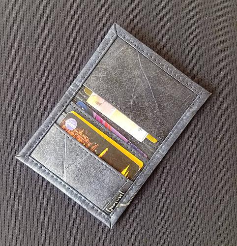 FOLDER NAME CARD CREDIT CARD HOLDER DARK BLUE SLIM SMART WALLET