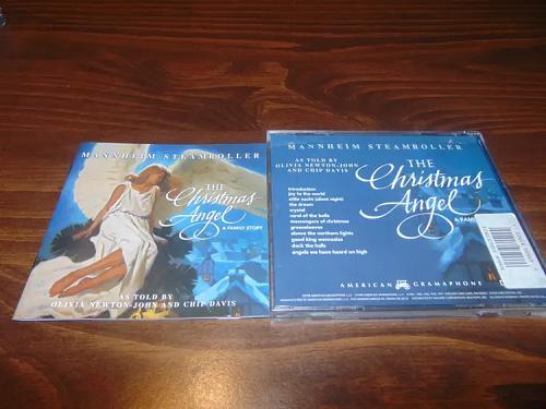 used-cd-mannheim steamroller-the christmas angel-1998-olivia newton john-holiday