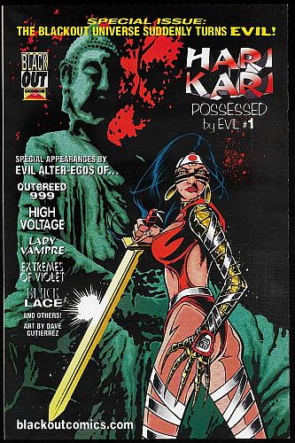 HARI KARI THE DIARY OF KARI SUN No. One Half Blackout Comics One-Shot