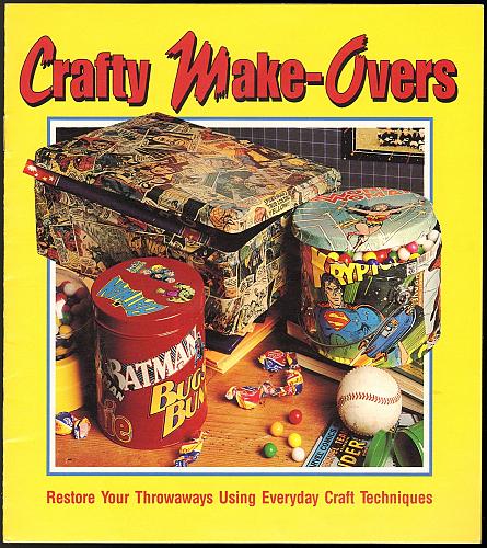 CRAFTY MAKE-OVERS Leisure Arts Crafts Booklet From 1996