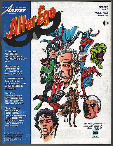 COMIC BOOK ARTIST MAGAZINE # 2 - Marvel's Second Wave 1970-1977 GIL KANE