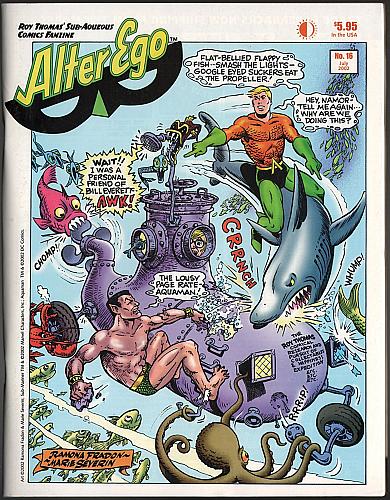 ALTER EGO MAGAZINE # 16 - Special Focus On John Buscema ALEX ROSS Back Cover