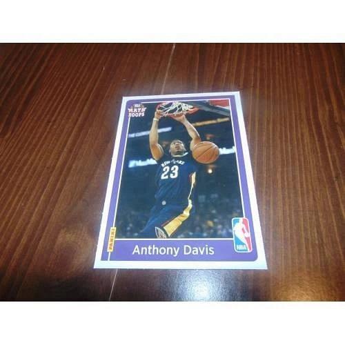nrmt-2016 panini math hoops basketball-5x7 card-anthony davis-pelicans-nba-rare!