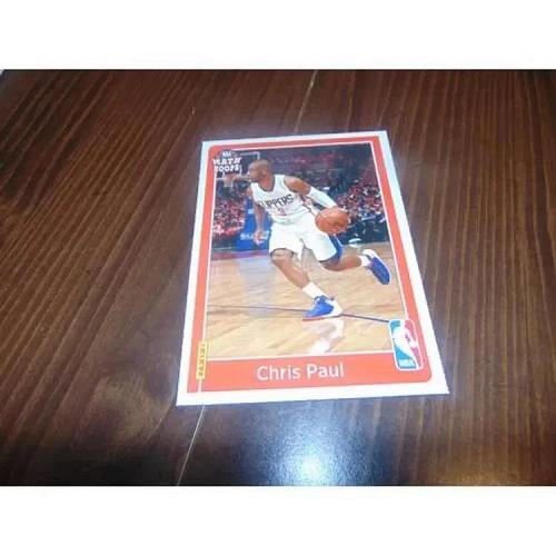 nrmt-2016 panini math hoops basketball-5x7 card-chris paul-clippers-nba-rare!