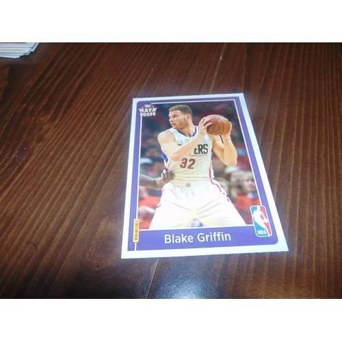 nrmt-2016 panini math hoops basketball-5x7 card-blake griffin-clippers-nba-rare!