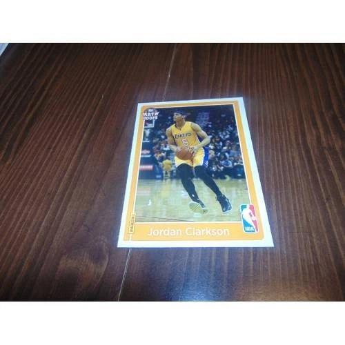 nrmt-2016 panini math hoops basketball-5x7 card-jordan clarkson-lakers-nba-rare!