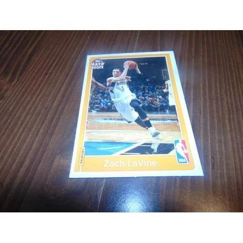 nrmt-2016 panini math hoops basketball-5x7 card-zach lavine-wolves-nba-rare!