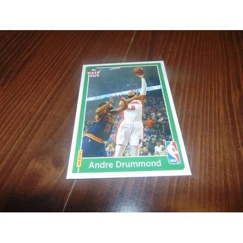 nrmt-2016 panini math hoops basketball-5x7 card-andre drummond-pistons-nba-rare!