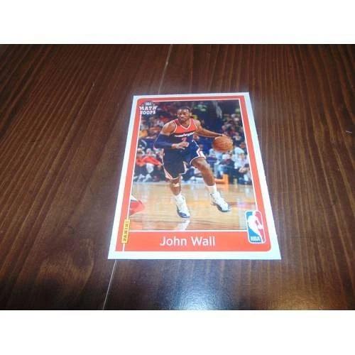 nrmt-2016 panini math hoops basketball-5x7 card-john wall-wizards-nba-rare!