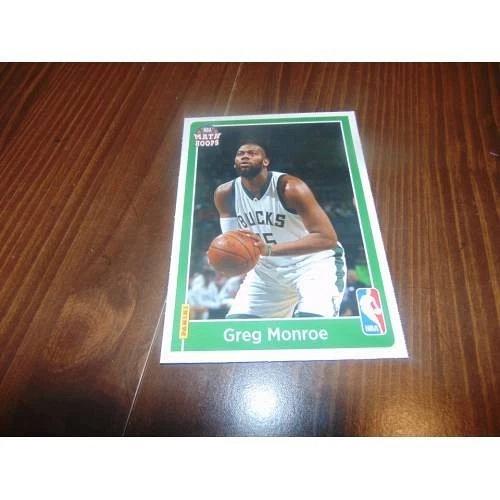 nrmt-2016 panini math hoops basketball-5x7 card-greg monroe-bucks-nba-rare!