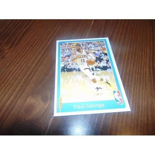 nrmt-2016 panini math hoops basketball-5x7 card-paul george-pacers-nba-rare!