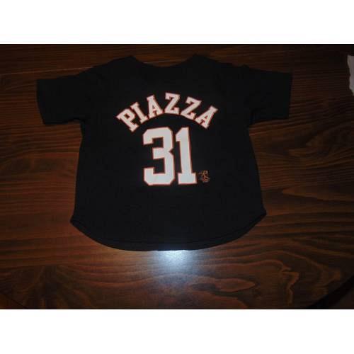 pre-owned-kids/toddlers sz 6-mlb-ny mets-mike piazza #31 jersey-mighty mac sports