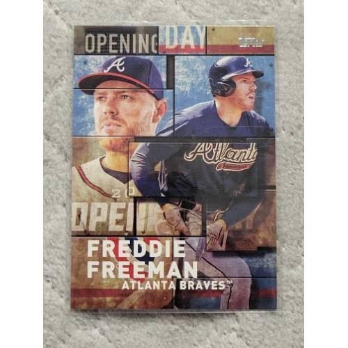 mt-2018 topps opening day baseball insert #od-12 freddie freeman-braves-mlb