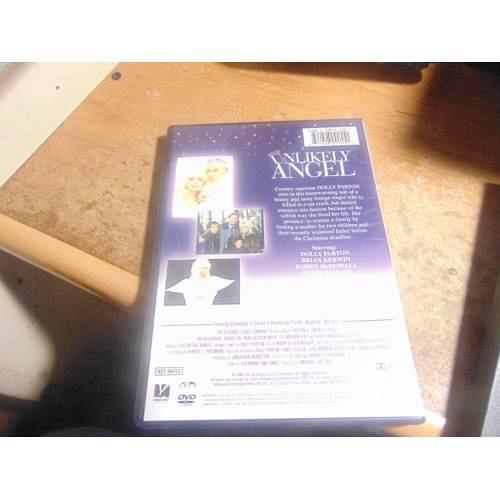 used-dvd-unlikely angel-dolly parton-1996-drama-nr-hollywood entertainment-holiday