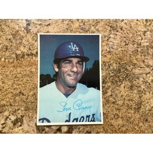 nrmt-vintage 1980 topps 5x7 baseball superstar photos #13 steve garvey-dodgers-mlb