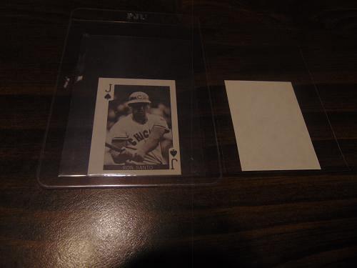 nrmt-vintage 1969 globe imports baseball mini playing card-ron santo-cubs-hof