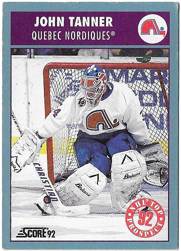 John Tanner - Quebec Nordiques - Score Canadian