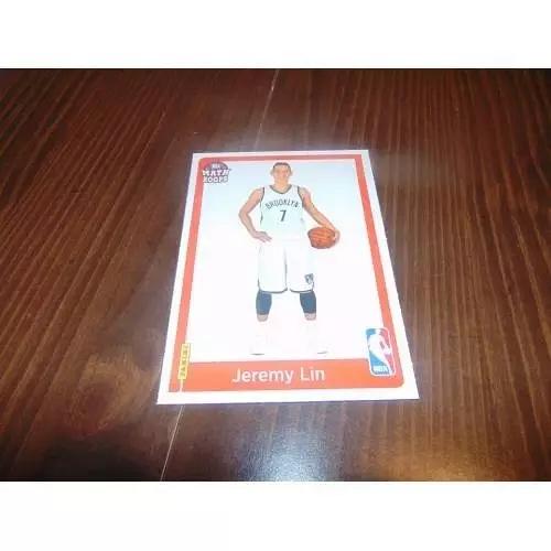 nrmt-2016 panini math hoops basketball-5x7 card-jeremy lin-nets-nba-rare!