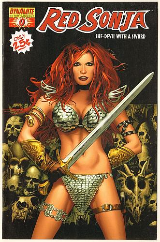 RED SONJA No. 0 Dynamite Entertainment GREG LAND Cover