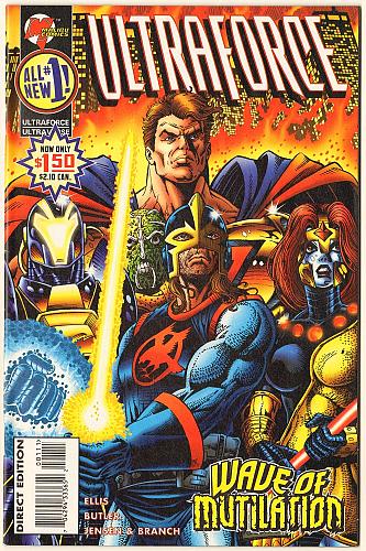 ULTRAFORCE No. 1 Malibu Comics Warren Ellis