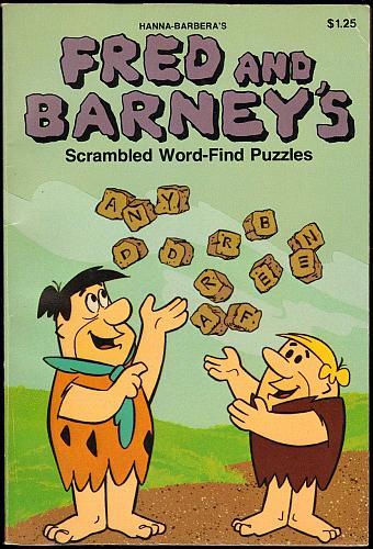 FRED AND BARNEY'S SCRAMBLED WORD-FIND PUZZLES Softcover BOOK