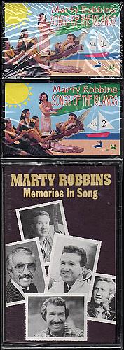 LOT Of Three MARTY ROBBINS Cassette Tapes - NEW And Sealed