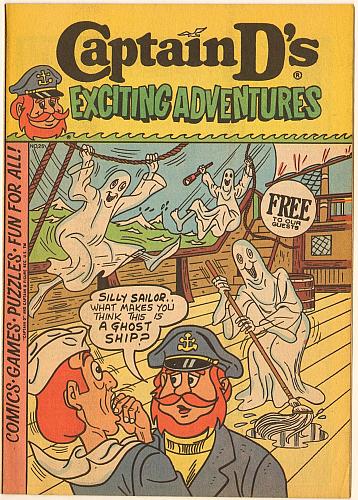 CAPTAIN D'S EXCITING ADVENTURES No. 25 Giveaway Comic