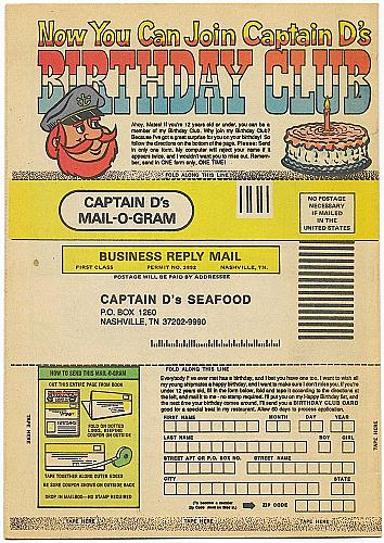 CAPTAIN D'S EXCITING ADVENTURES No. 26 Giveaway Comic