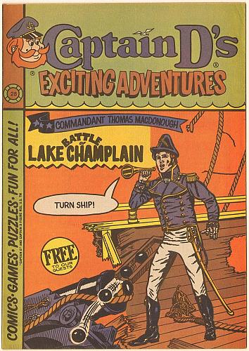 CAPTAIN D'S EXCITING ADVENTURES No. 28 Giveaway Comic