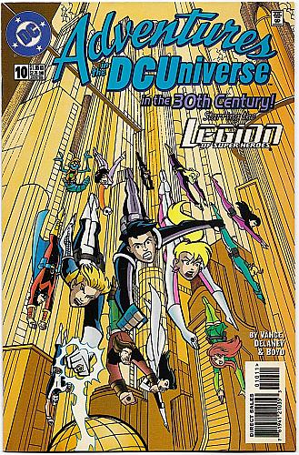 ADVENTURES IN THE DC UNIVERSE # 10 Legion Of Super-Heroes