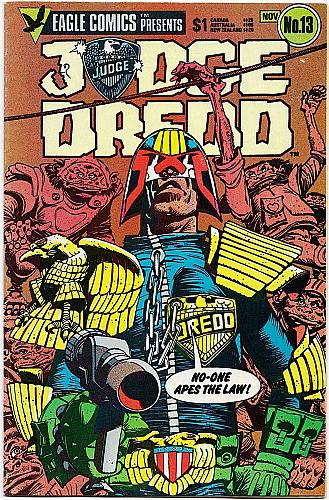 JUDGE DREDD No. 13 Eagle Comics November 1984