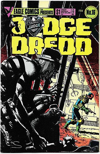 JUDGE DREDD No. 16 Eagle Comics February 1985