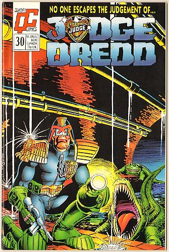 JUDGE DREDD No. 30 Versus Gator Quality Comics