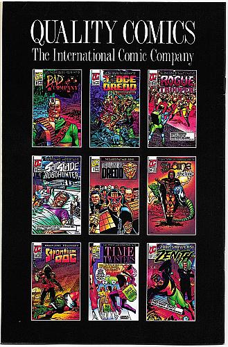JUDGE DREDD No. 31 The Graveyard Shift Quality Comics