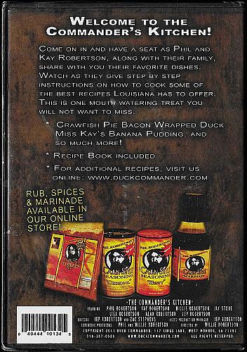 Duck Commander Presents THE COMMANDER'S KITCHEN New DVD
