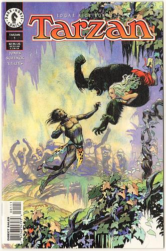 Edgar Rice Burrough's TARZAN No. 1 Dark Horse Comics