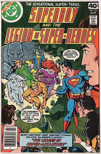 SUPERBOY AND THE LEGION OF SUPER-HEROES No. 253 First Appearance Of Blok