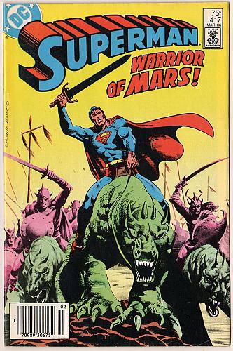 SUPERMAN No. 417 Superman Warrior Of Mars!