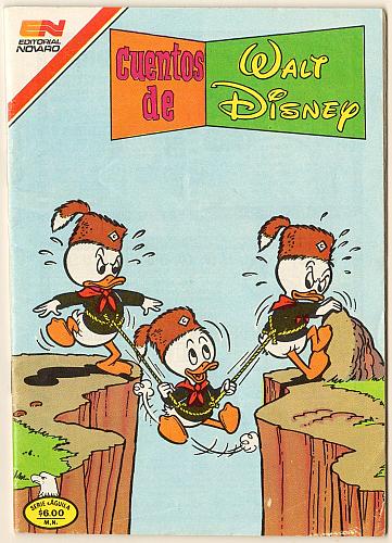CUENTOS DE WALT DISNEY No. 2-856 Spanish Comic JUNIOR WOODCHUCKS
