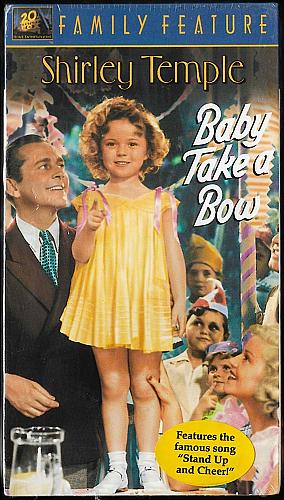 BABY TAKE A BOW Shirley Temple Classic NEW VHS Video